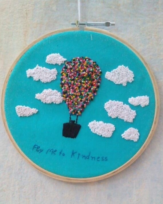 up inspired fly me to kindness hoop