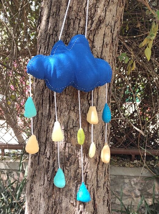 Cloud And Drops Hanging