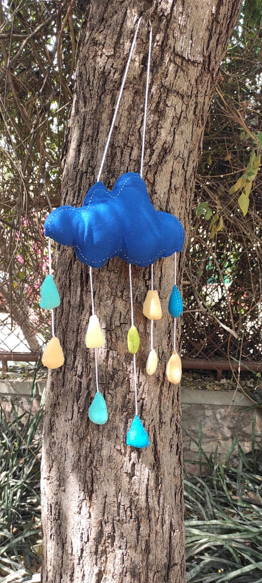 Cloud And Drops Hanging