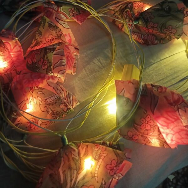 floral fairy lights. magical, celebrations