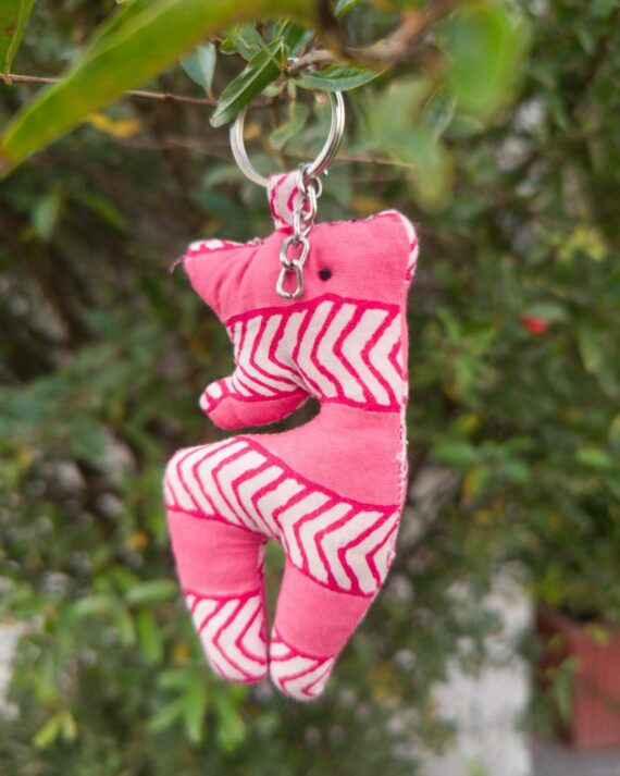 Reindeer Keyring. vibrant colour. made with love