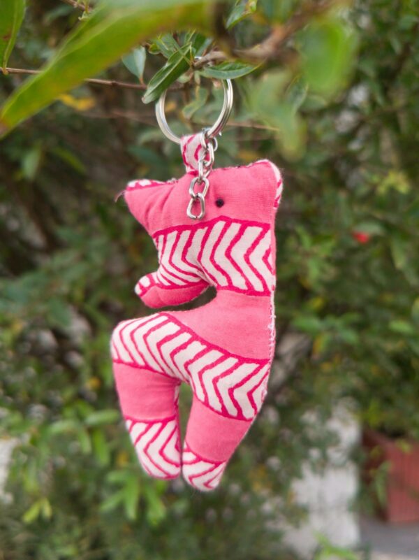 Reindeer Keyring. vibrant colour. made with love